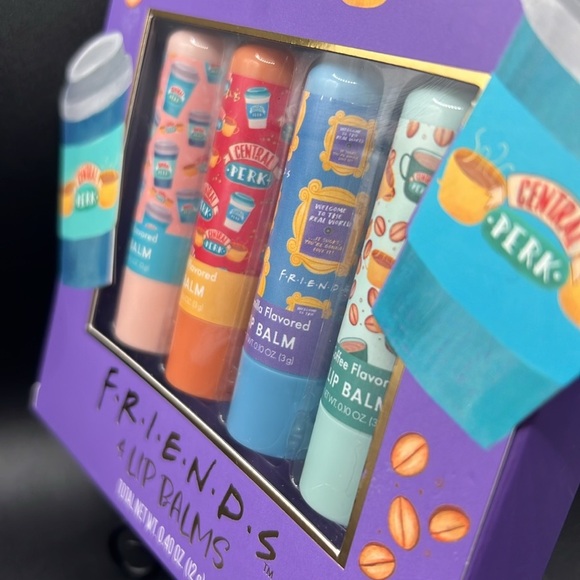 Friends Central Perk 4 Piece Lip Balm Gift Set - Picture 2 of 3